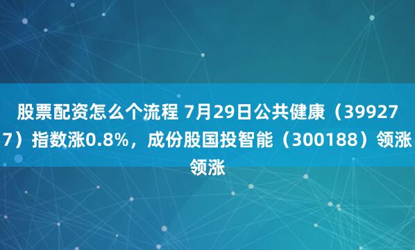 股票配资怎么个流程 7月29日公共健康（399277）指数涨0.8%，成份股国投智能（300188）领涨